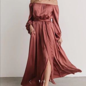 Off the Shoulder Maxi Dress